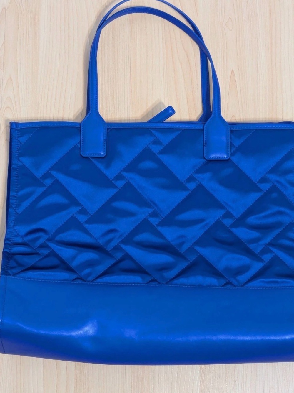Kurt Geiger Royal Blue Large Quilted Tote with Signature Hardware - Picture 5 of 15